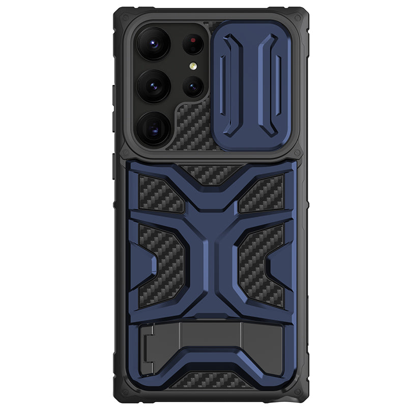 Pouzdro na telefon NILLKIN Adventurer Pro pro Samsung Galaxy S23 Ultra Kickstand TPU PC hybridní kryt s posuvnou ochranou fotoaparátu Pouzdro na telefon NILLKIN Adventurer Pro pro Samsung Galaxy S23 Ultra Kickstand TPU PC hybridní kryt s posuvnou ochranou fotoaparátu